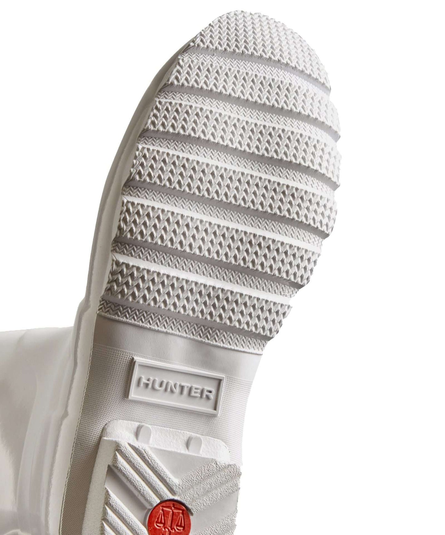 Hunter Women's Original Tall Gloss Rain Boots - White WFT1000RGL