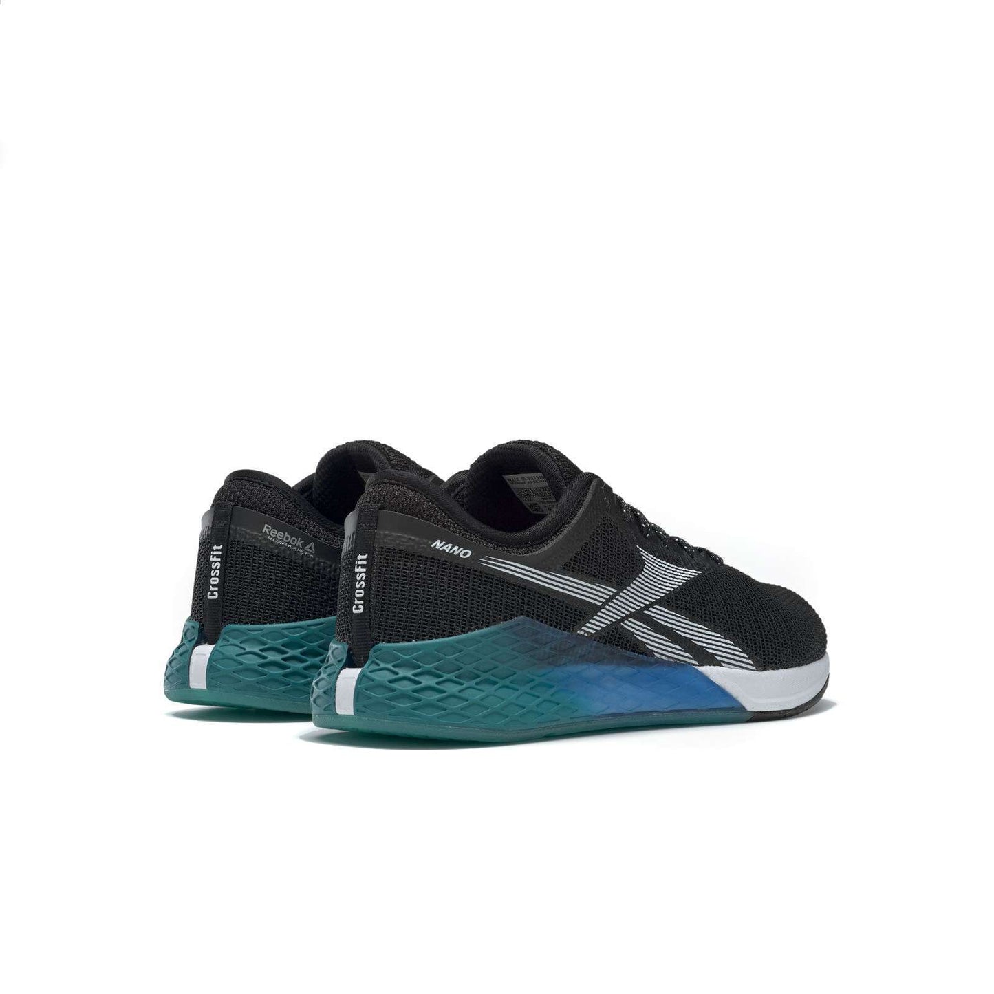Reebok Men's Nano 9 Training Shoes,FU7564,Black / Seaport Teal / Humble Blue