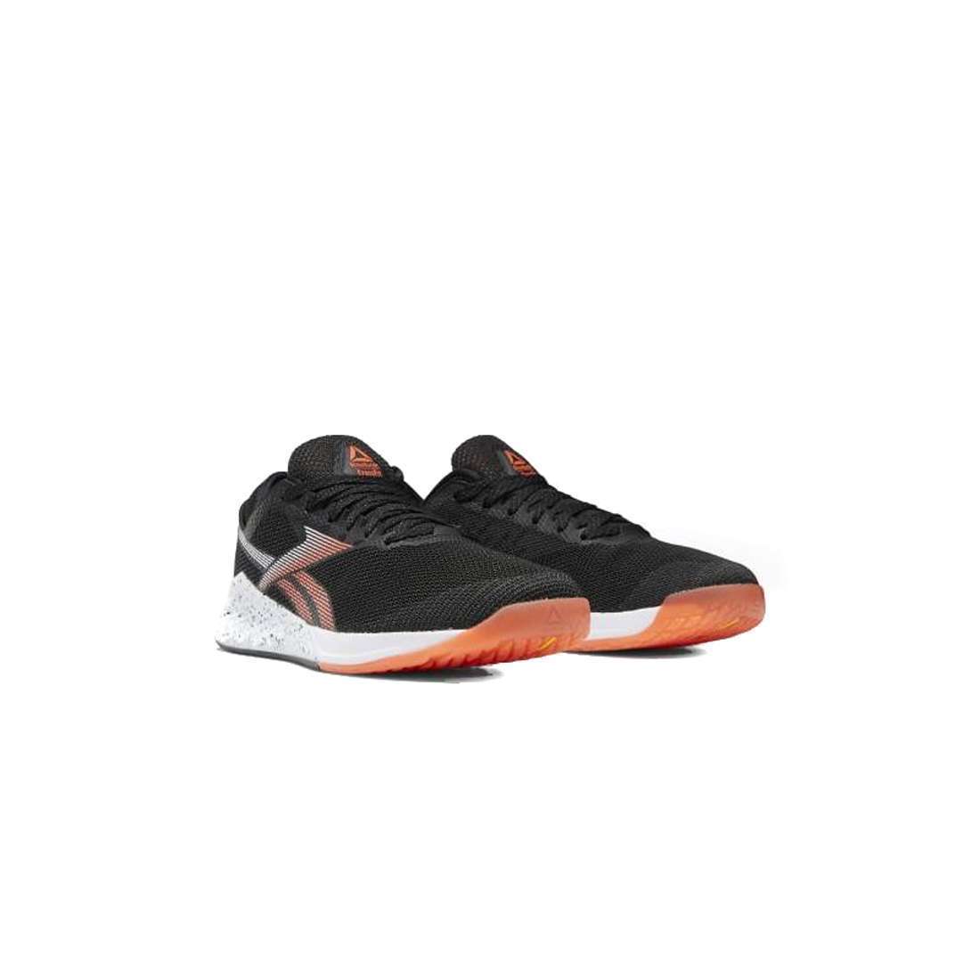 Reebok Men's Nano 9 Training Shoes,FV5909,Black/White/Vivid Orange