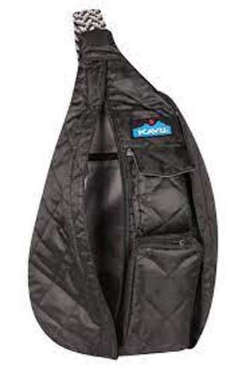 kavu Mini Rope Puff Bag - Black