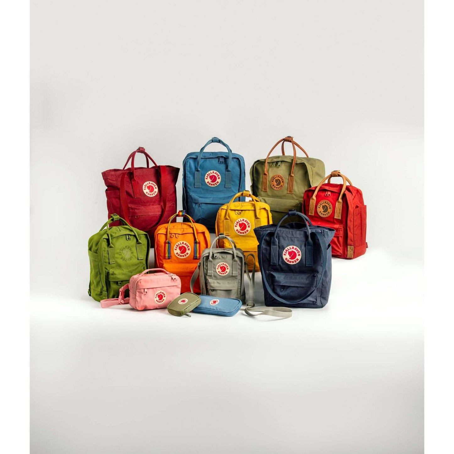 Fjallraven Kanken Backpack 23510-160-916 Ochre-Confetti Pattern
