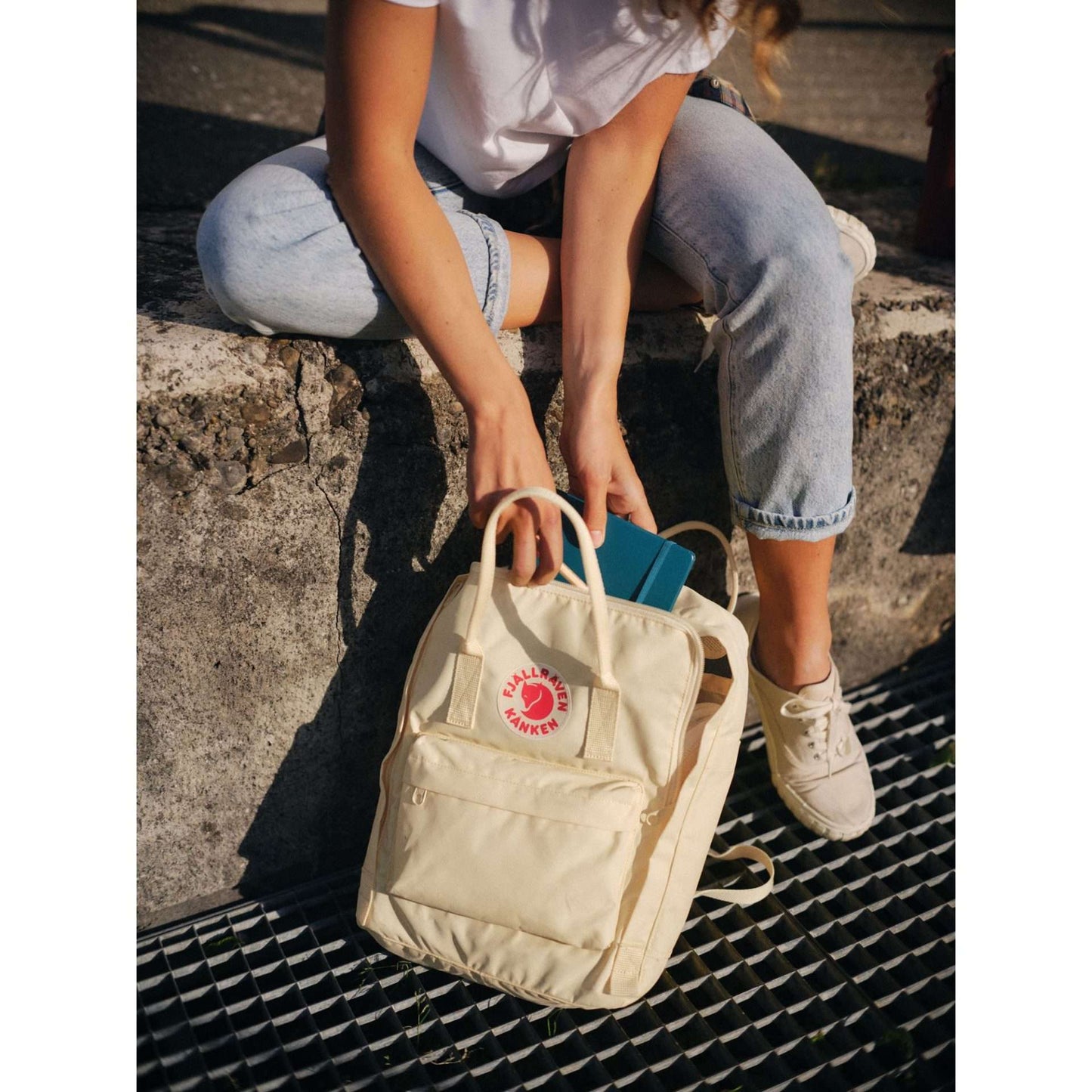 Fjallraven Kanken Backpack 23510-160-916 Ochre-Confetti Pattern