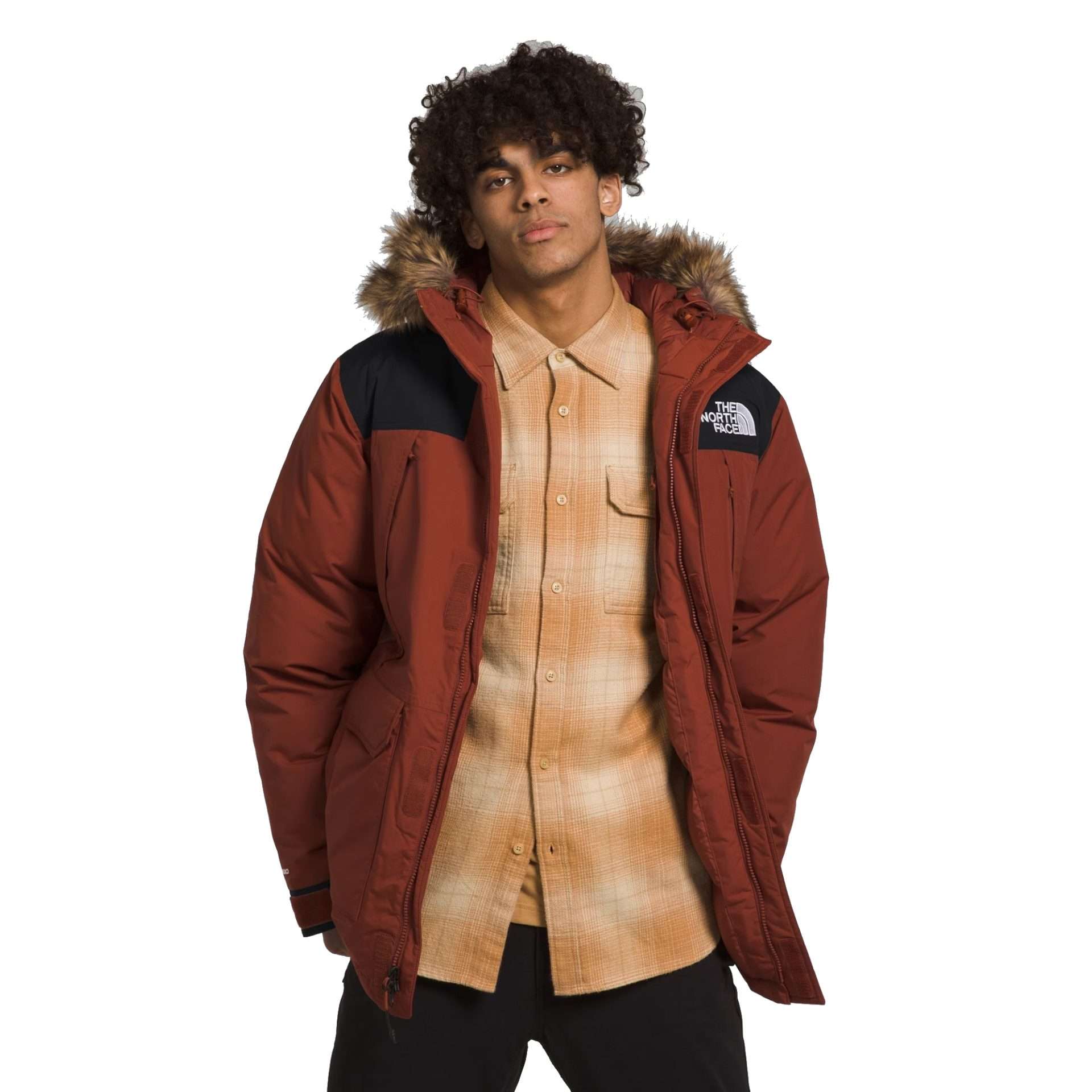 The North Face Men’s McMurdo Down Parka - Brandy Brown/Tnf Black