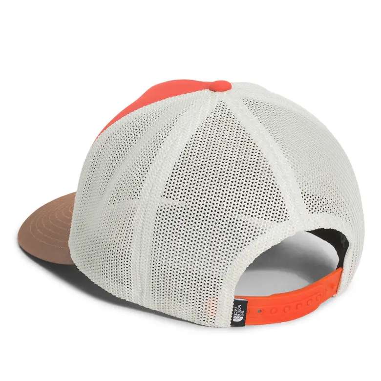 The North Face Keep It Patched Trucker Hat in Retro Orange