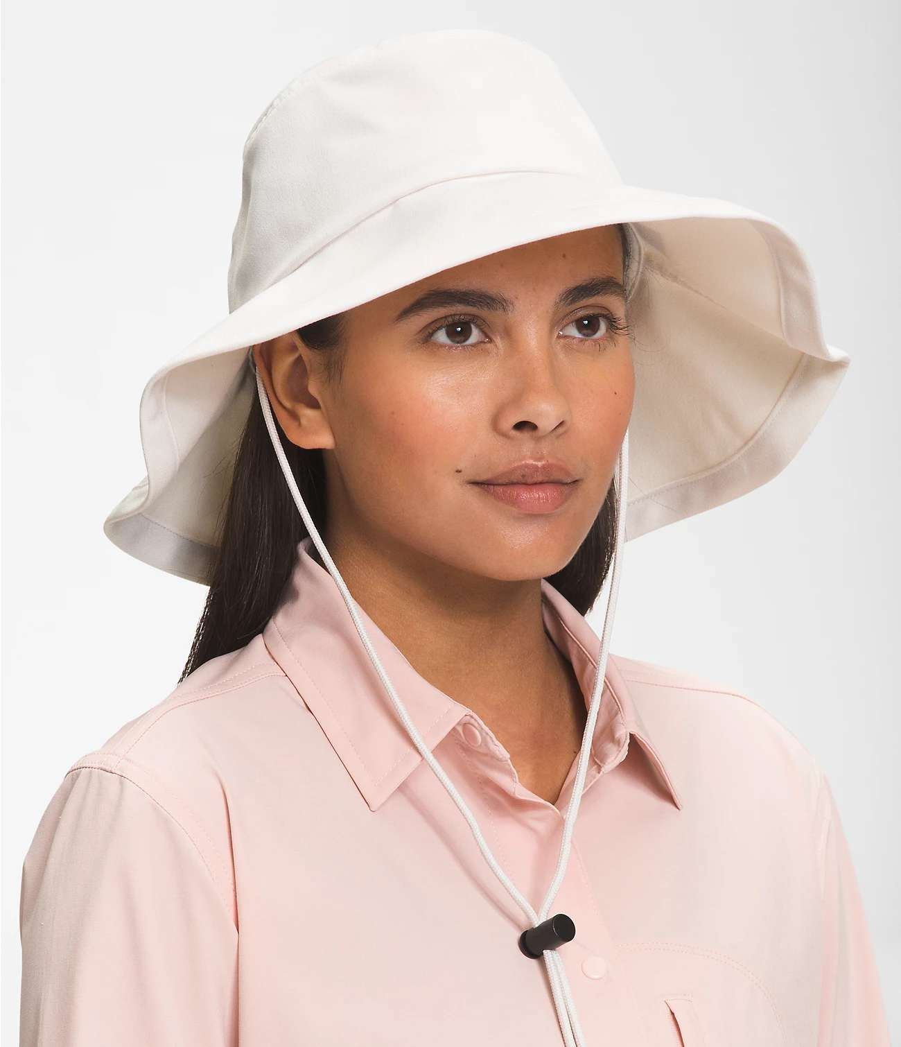 The North Face Women's Recycled 66 Brimmer hat in Gardenia White