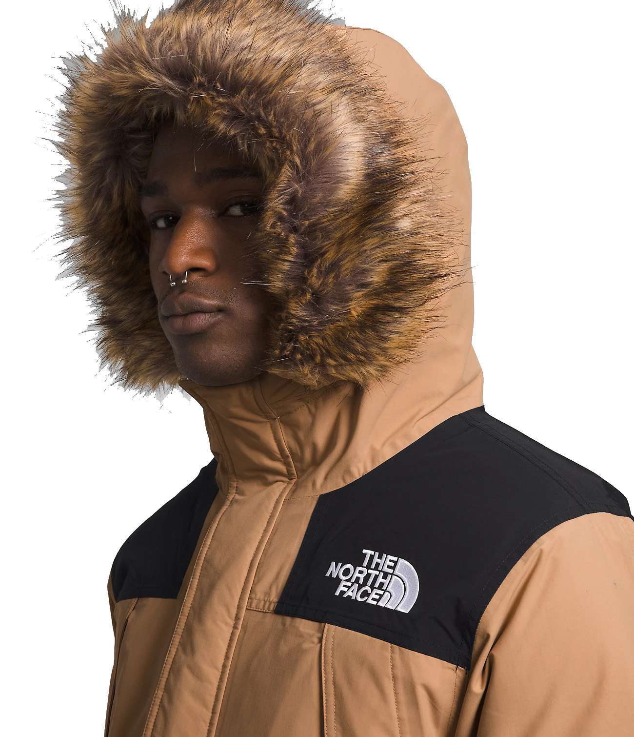 The North Face Men’s McMurdo Down Parka - Almond Butter/Tnf Black