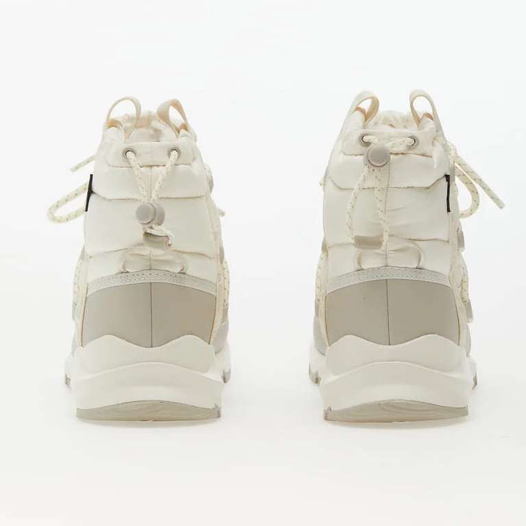 The North Face Women’s ThermoBall Lace Up Luxe Waterproof Boots in Gardenia White/Silvergrey