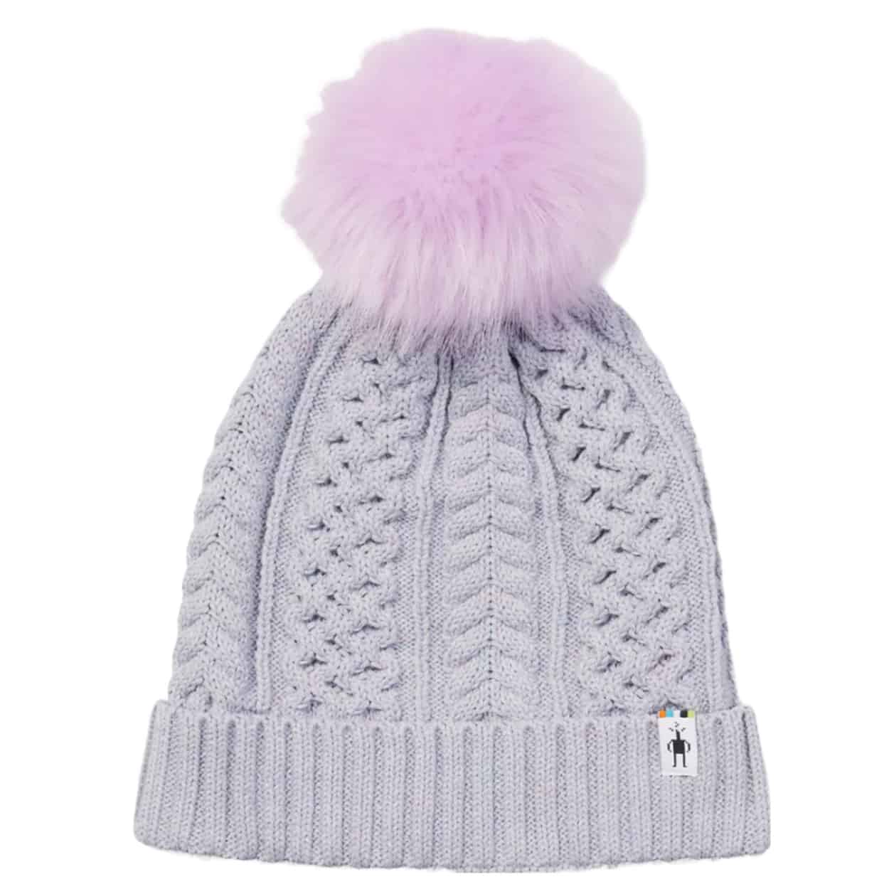 Smartwool Women's Lodge Girl Beanie, Purple Eclipse Heather, SW016440-G68 1FM