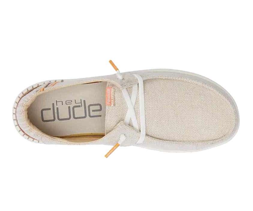 Hey Dudes Women's Wendy Rise Chambray Shoe 121941701 Tan Orange