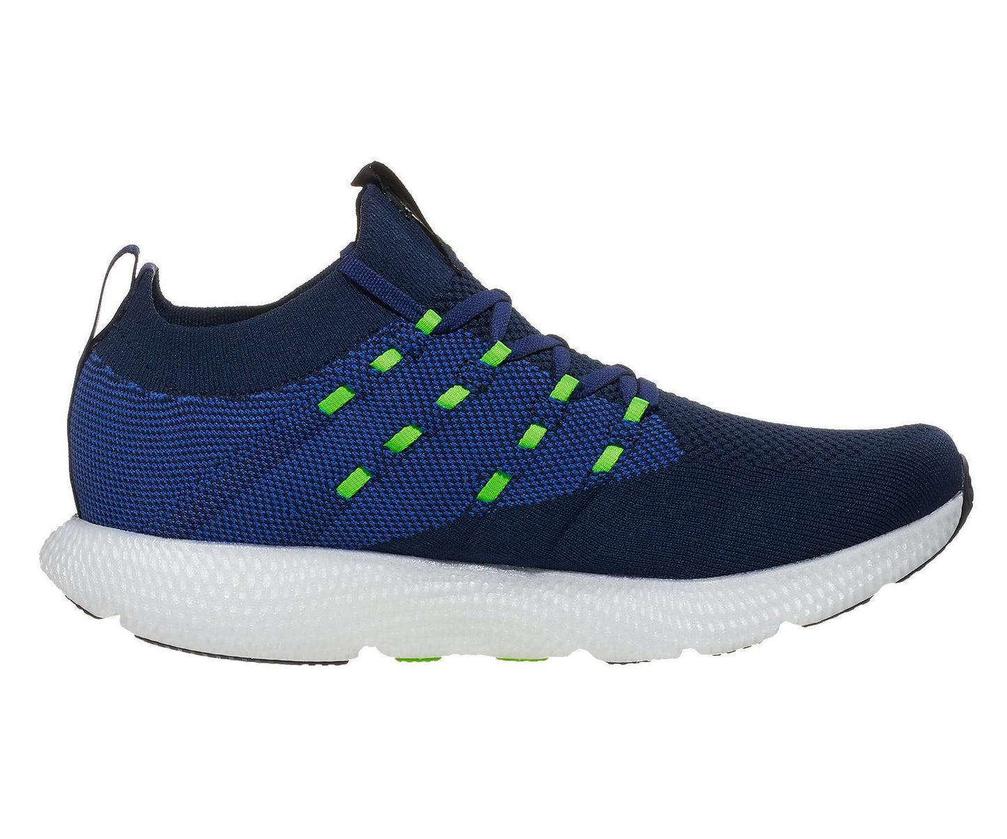 Skechers Men's Go Run 7 Running Shoes - Navy Lime 55219NVLM