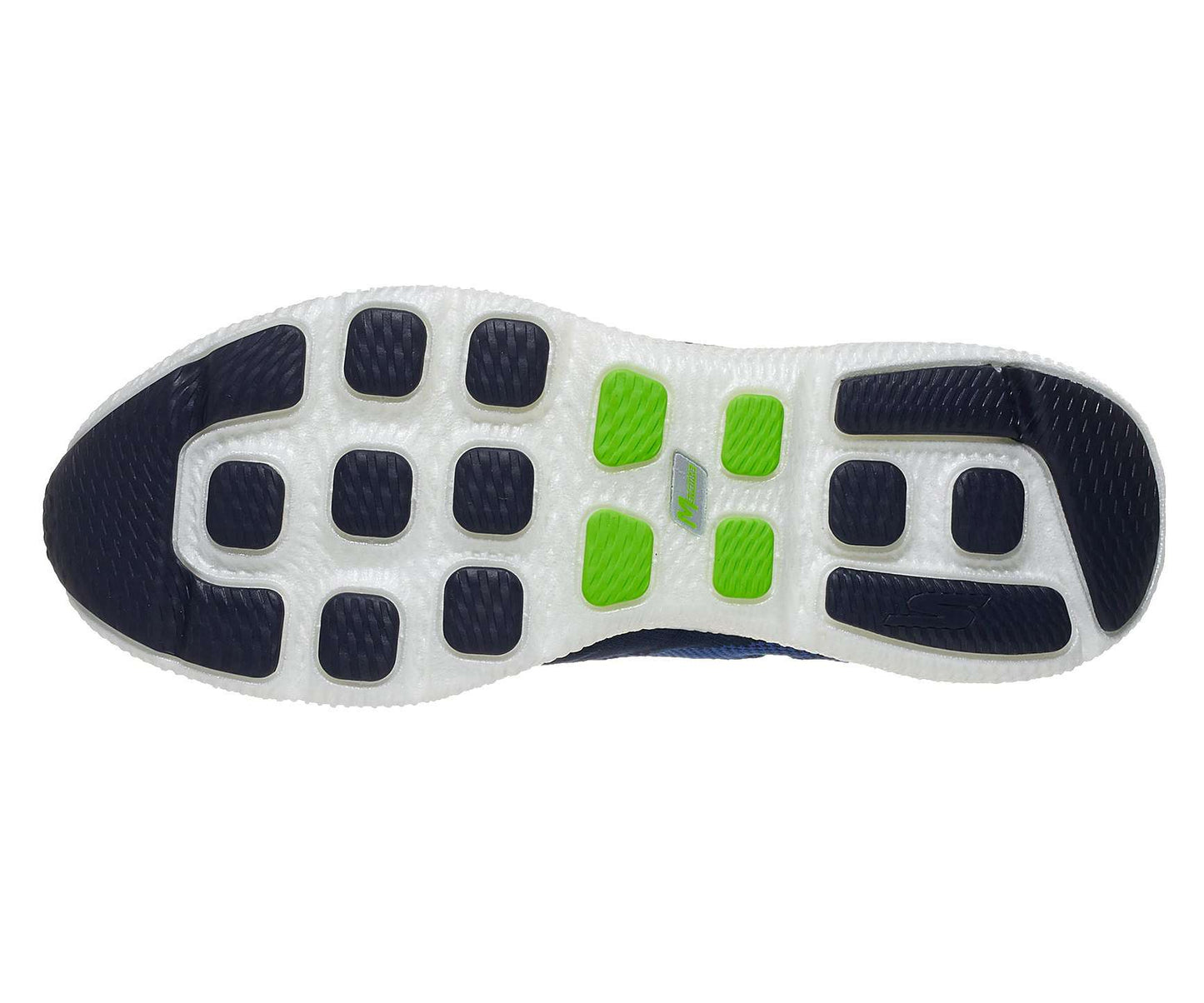 Skechers Men's Go Run 7 Running Shoes - Navy Lime 55219NVLM