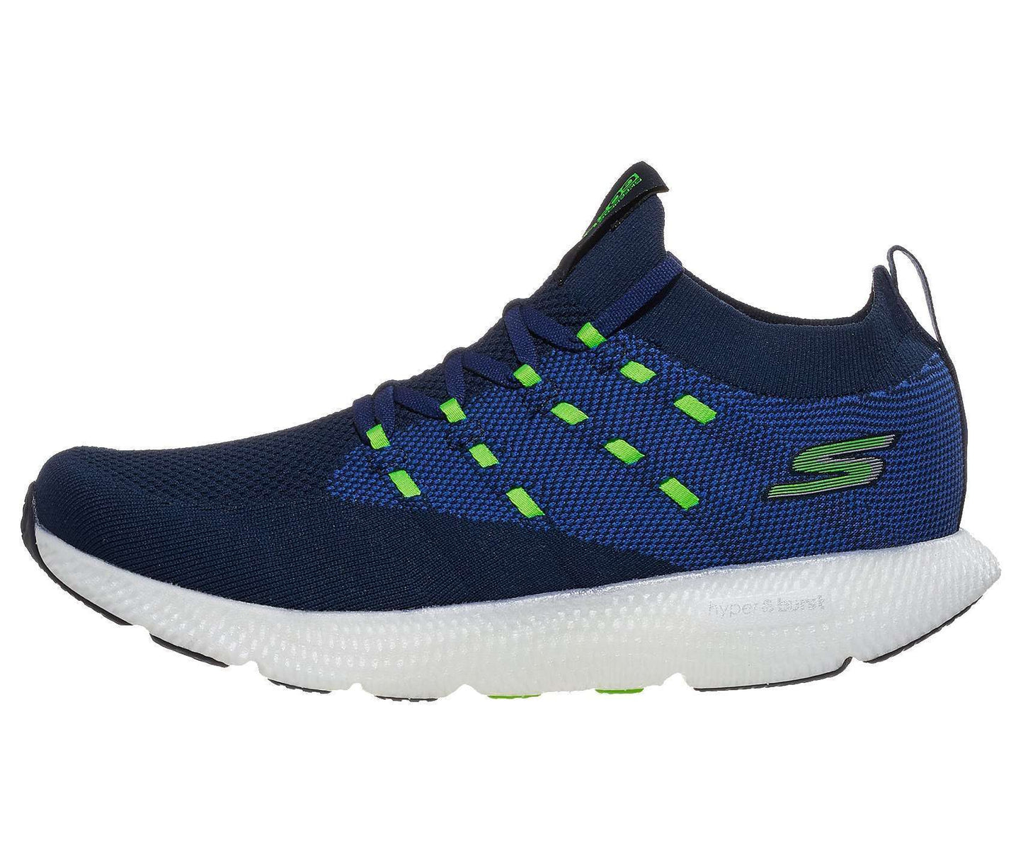 Skechers Men's Go Run 7 Running Shoes - Navy Lime 55219NVLM