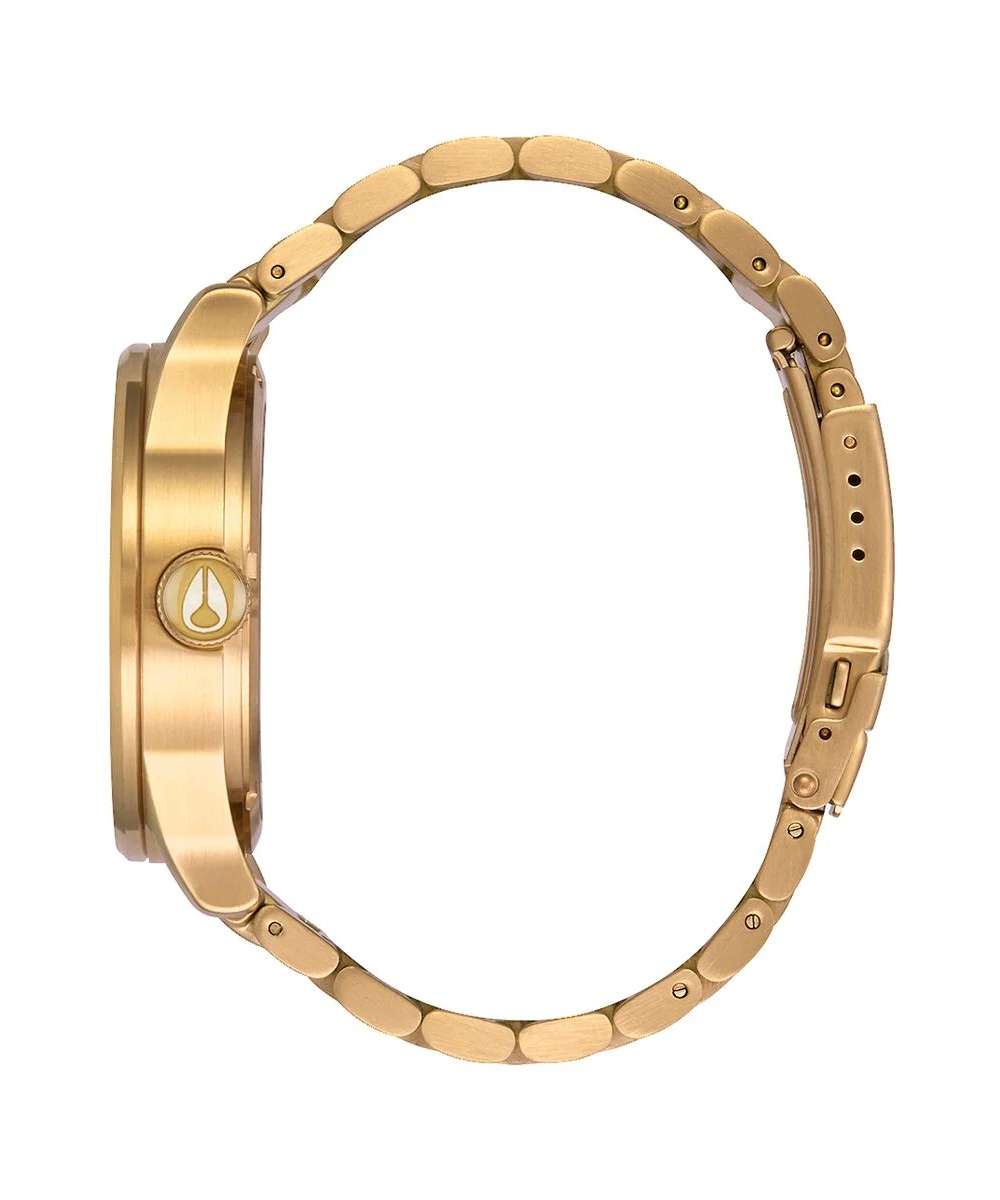 Nixon Sentry Stainless Steel Watch Gold/White A356-508