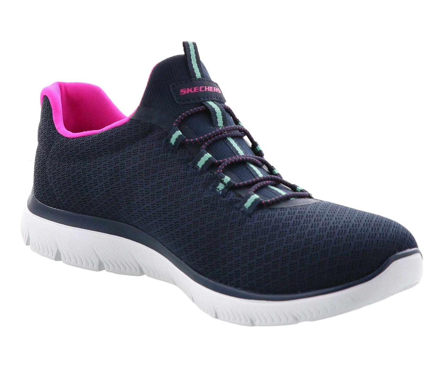 Skechers Women's Summits Bungee Slip On Shoes 12980W/NVHP