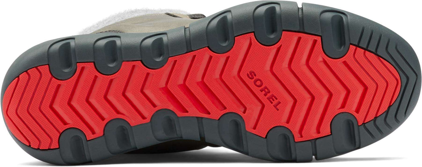 Sorel Women's Explorer II Carnival Felt Bootie NL4454-365 Sage, Dark Stone