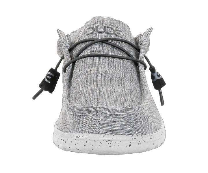 Hey Dude Men's Wally Stretch Shoes - Steel 111163200