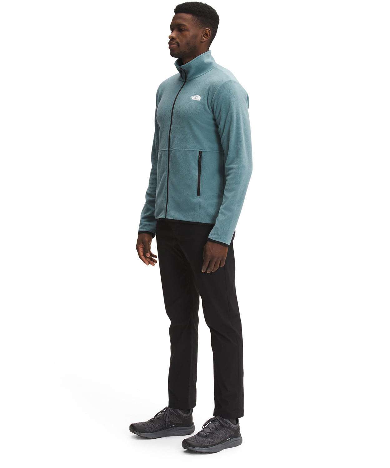 North Face Men's TKA Glacier Full Zip Jacket #NF0A4AJCA9L Goblin Blue