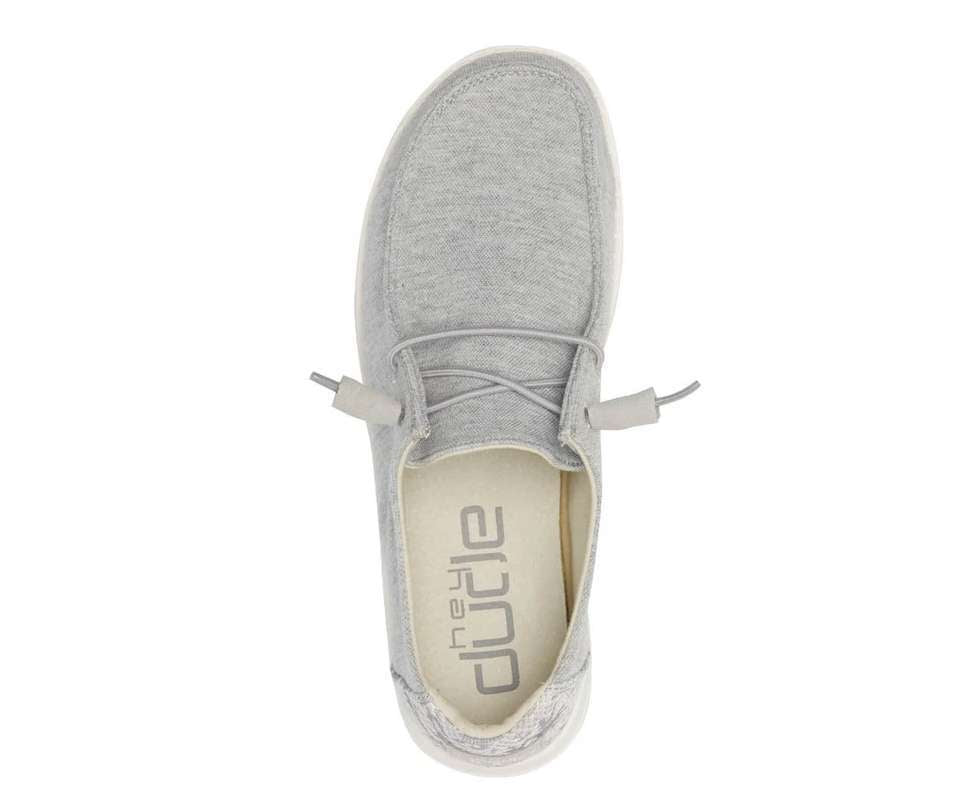 Hey Dude Women's Wendy Stretch - Fleece Glacier Gray 121413220