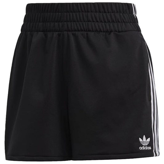 Woman sporting the adidas Originals Women's 3-Stripes Vintage Shorts