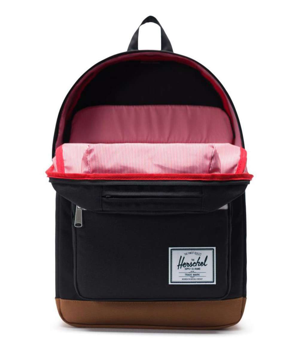 Herschel Pop Quiz Backpack (10011-02462)Black Saddle Brown