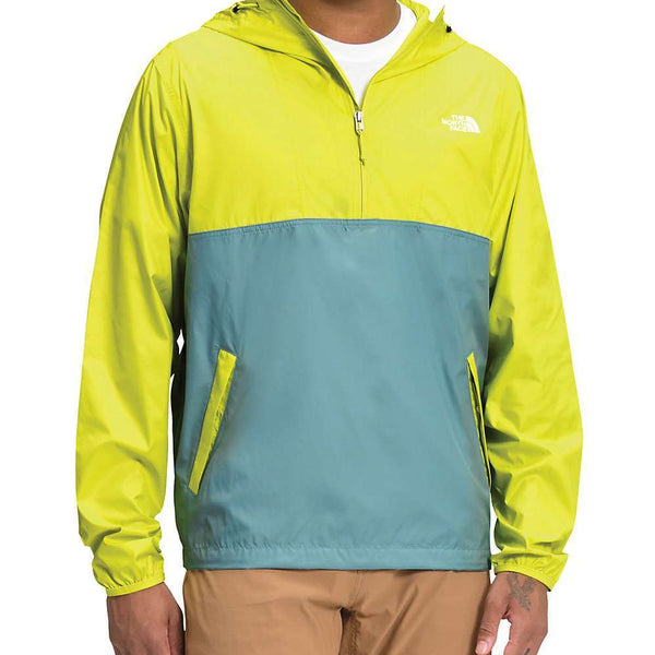 The North Face Men's Cyclone Anorak Rain Gear NF0A5A3HOHF Agave Green/Mineral Grey