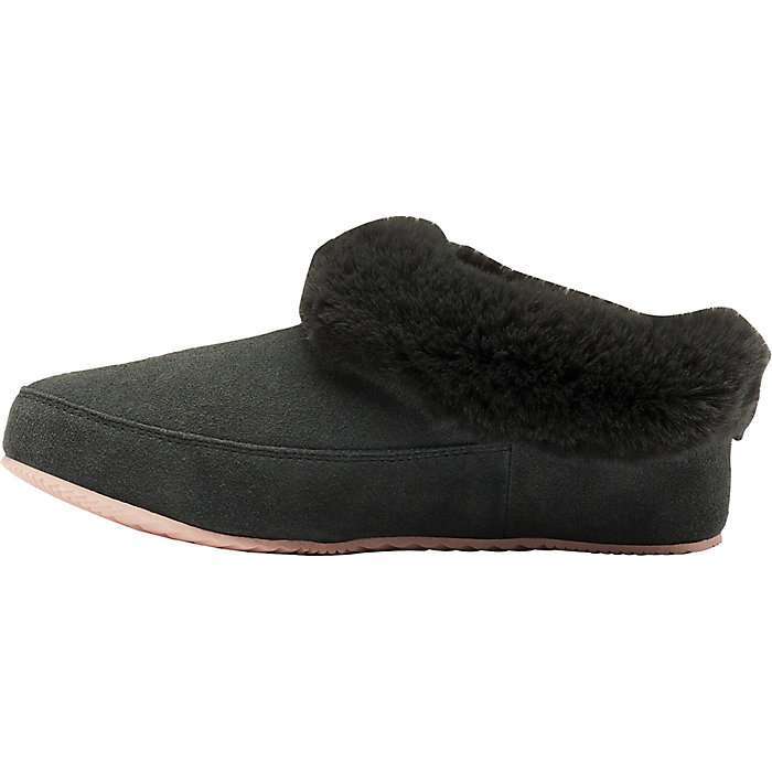 SOREL WOMEN'S SOREL GO - COFFEE RUN SLIPPER NL3692-367 Dark Moss, Peach Blossom