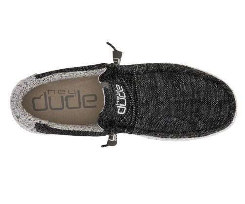 Hey Dude Men's Wally Stretch Shoes - Meteorite 110383264