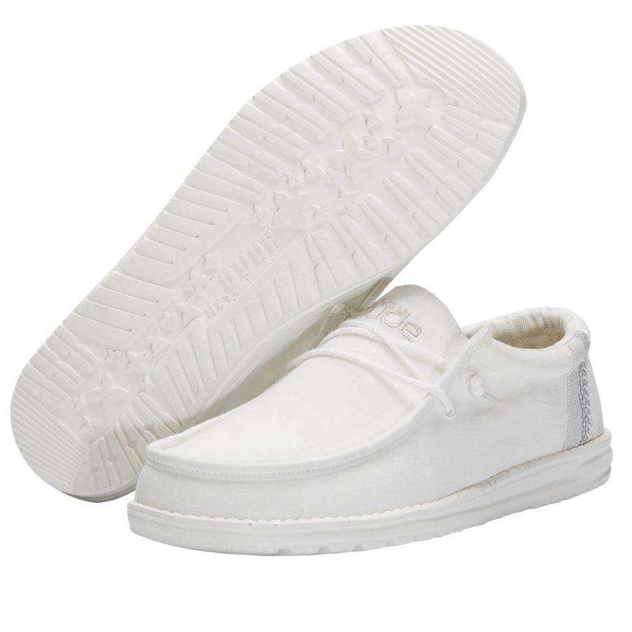 Hey Dude Wally Linen Natural White 110790160