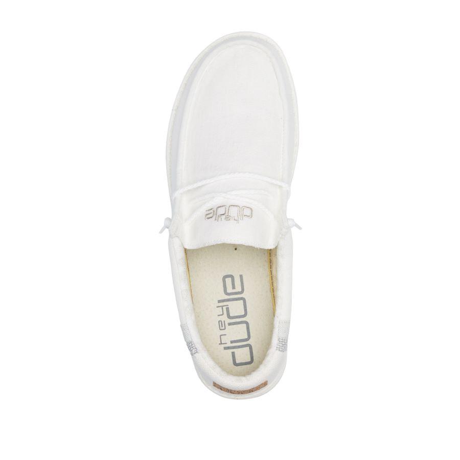 Hey Dude Wally Linen Natural White 110790160