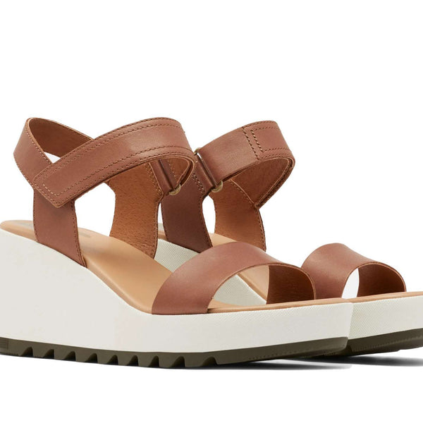 Sorel Women’s CAMERON WEDGE SANDAL NL4018-242 Velvet Tan