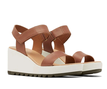 Sorel Women’s CAMERON WEDGE SANDAL NL4018-242 Velvet Tan