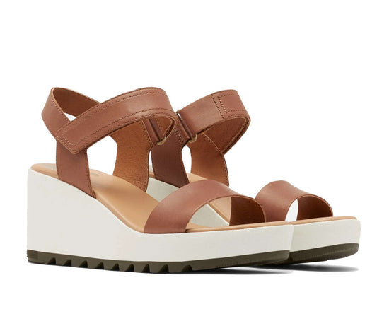 Sorel Women’s CAMERON WEDGE SANDAL NL4018-242 Velvet Tan