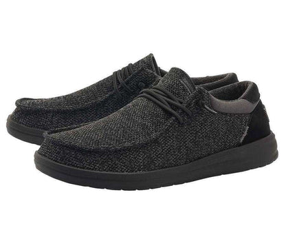 Hey Dude Men's Paul Sox Shoes 112344938 Total Black