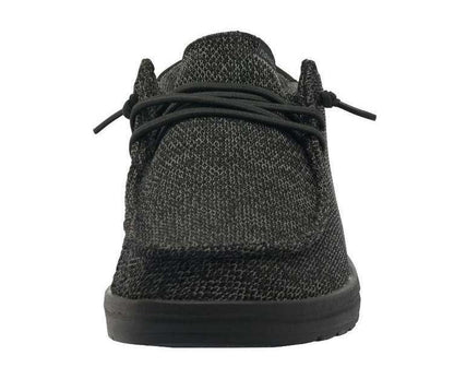 Hey Dude Men's Paul Sox Shoes 112344938 Total Black