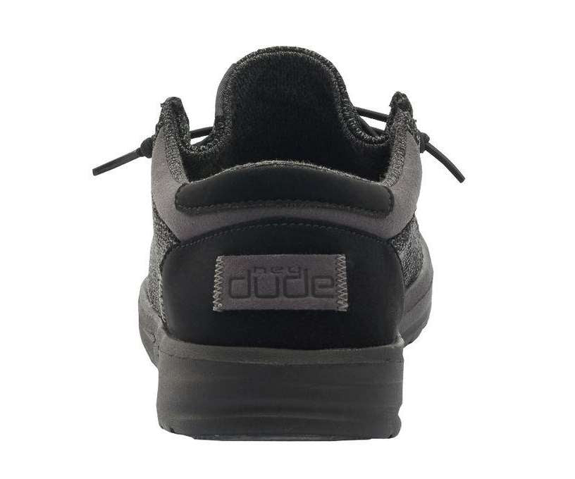 Hey Dude Men's Paul Sox Shoes 112344938 Total Black