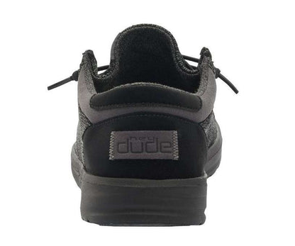 Hey Dude Men's Paul Sox Shoes 112344938 Total Black