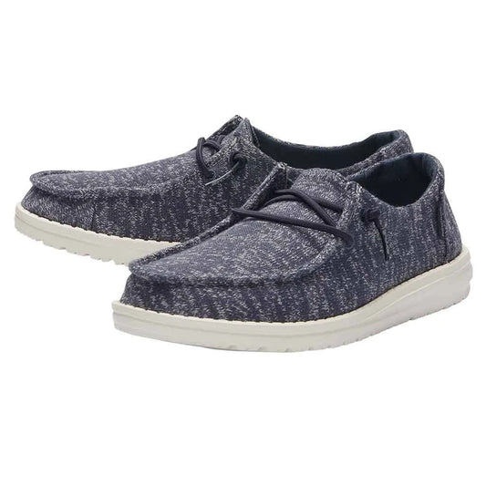 Hey Dude Women's Wendy Stretch Folkstone Blue