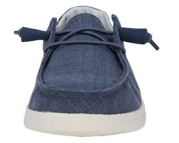 Hey Dude Wendy Shoes - Chambray Navy White 121412526