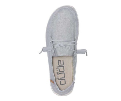 Hey Dude Women's Wendy Chambray - Light Grey 121413058 