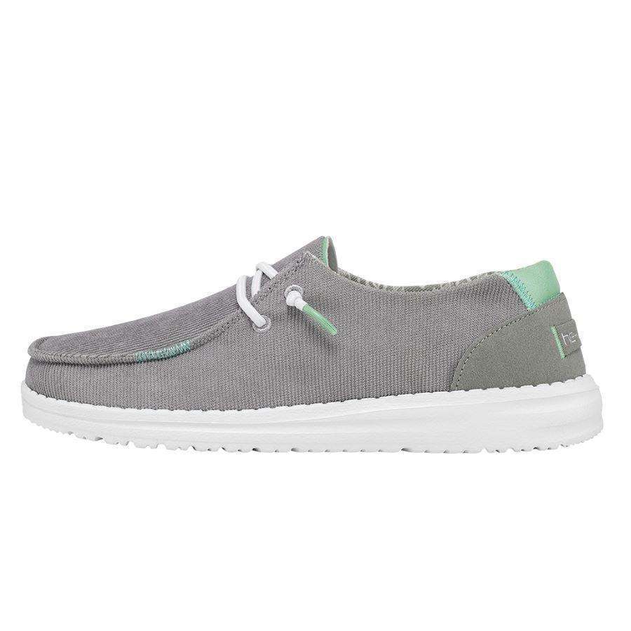 Hey Dude Women's Shoe Wendy Corduroy Glacier Grey 121413255