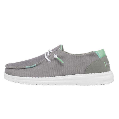 Hey Dude Women's Shoe Wendy Corduroy Glacier Grey 121413255