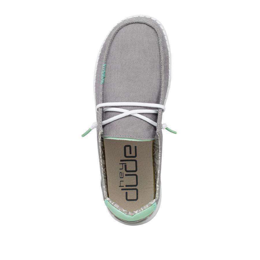 Hey Dude Women's Shoe Wendy Corduroy Glacier Grey 121413255
