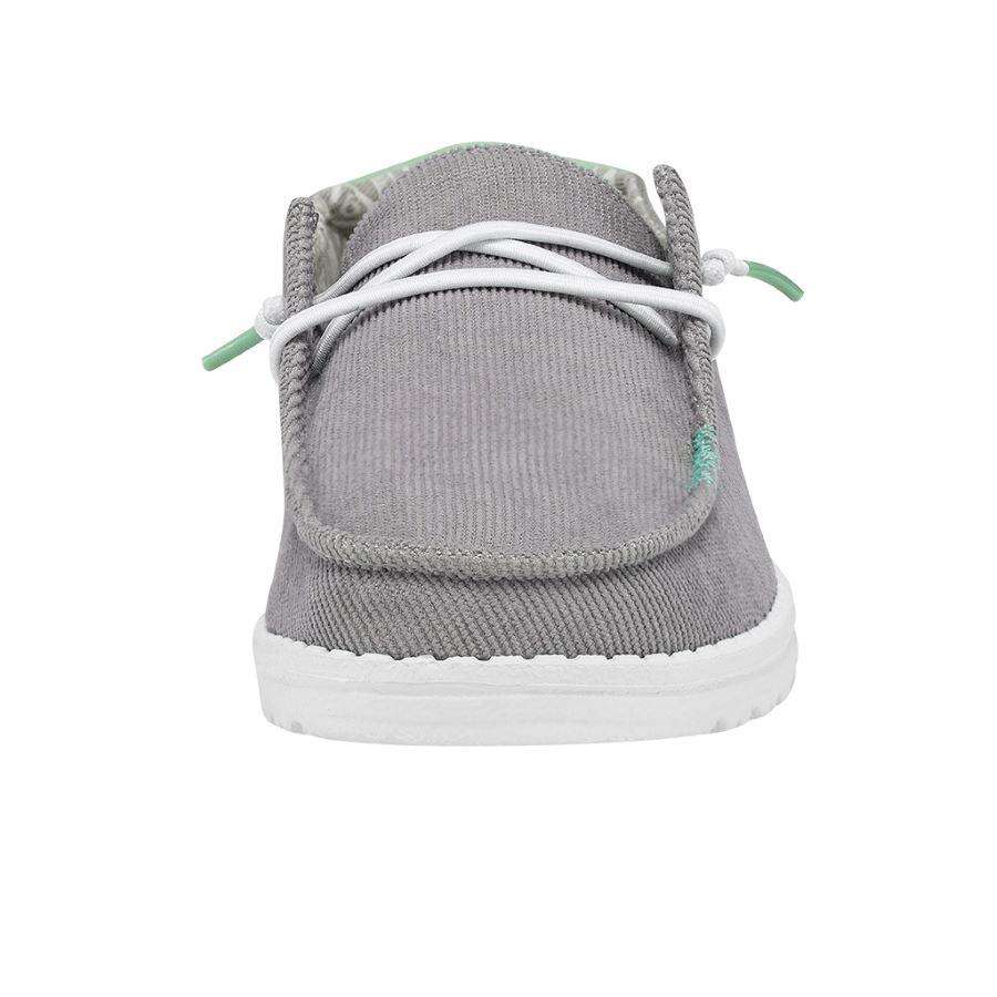 Hey Dude Women's Shoe Wendy Corduroy Glacier Grey 121413255