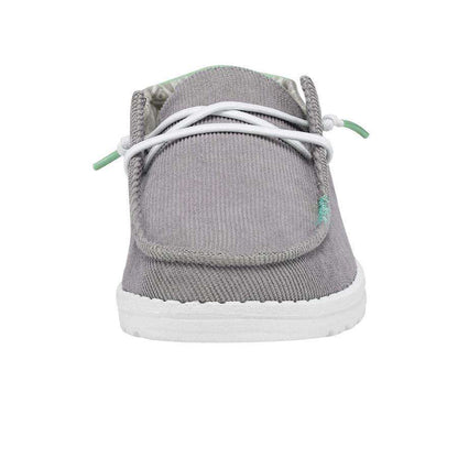 Hey Dude Women's Shoe Wendy Corduroy Glacier Grey 121413255