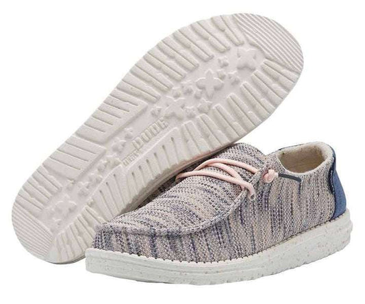 Hey Dude Women's Shoe Wendy Sox Blend 121925034 Light Pink