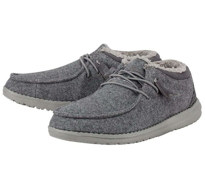 HEY DUDE WOMEN'S CINDY FUR Grey 121983000