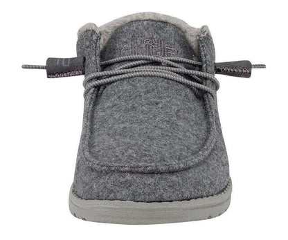 HEY DUDE WOMEN'S CINDY FUR Grey 121983000