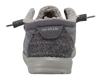 HEY DUDE WOMEN'S CINDY FUR Grey 121983000