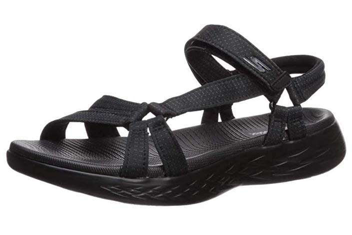 Skechers Women's On-The-go 600-Brilliancy Sport Sandal #15316 Black