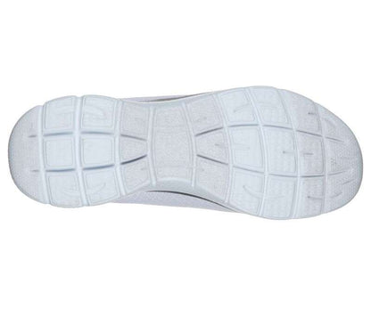 Skechers Women's Summits Bungee Slip on Shoes - White (12980WSL